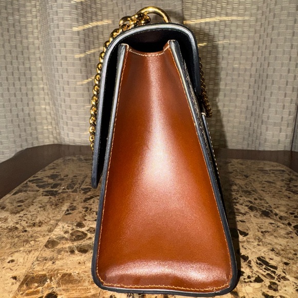 Gucci Padlock Medium GG Supreme Shoulder Bag - Leather, Gold Chain, Near-Mint - Picture 6 of 12